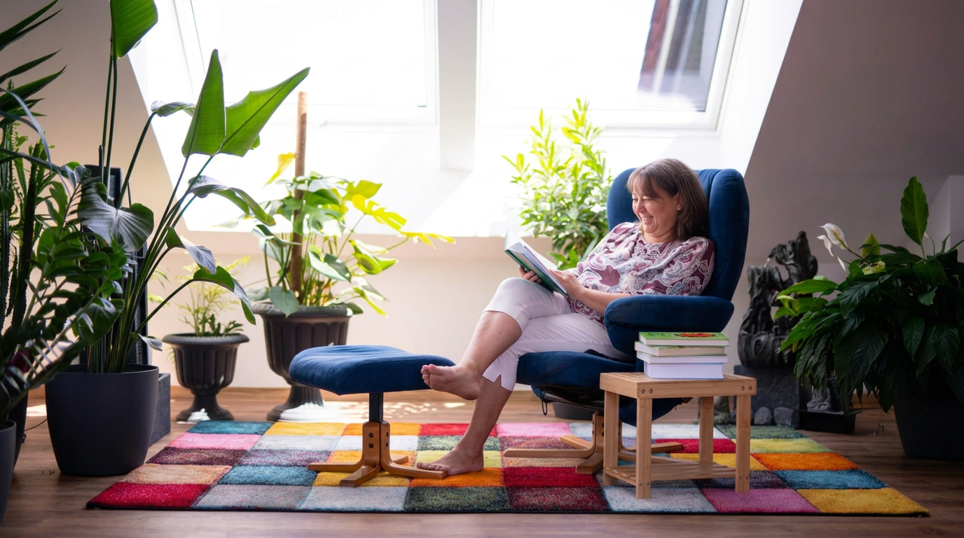Nelli Zizer liest in ihrer Praxis